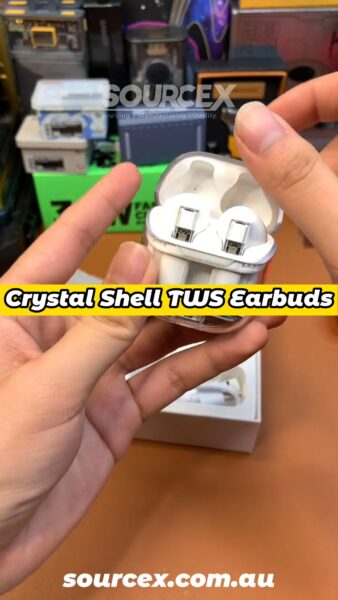 Crystal Shell TWS Earbuds